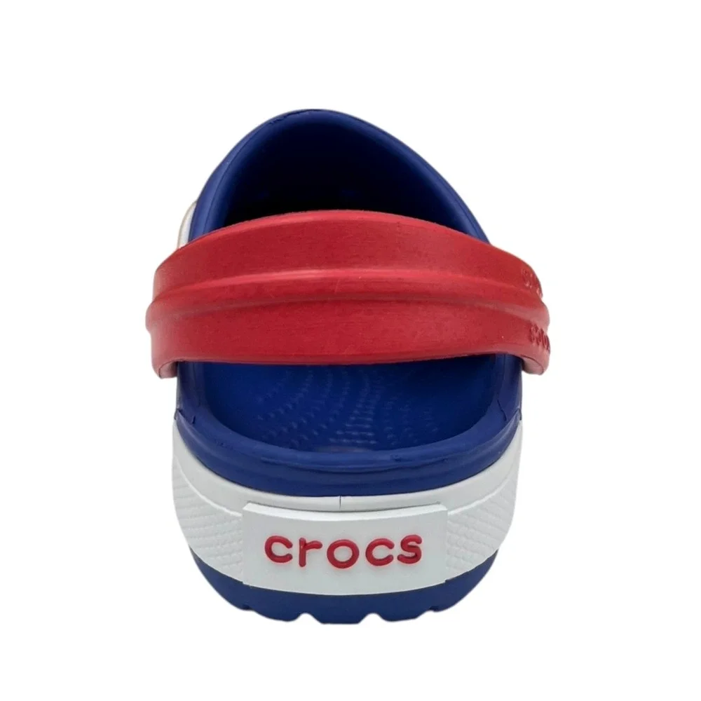 Crocs Baby Infant Boys Slip-on Clogs Size 4-5 Royal Blue Water Friendly Sandals